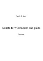 Sonata for violoncello and piano, part 1